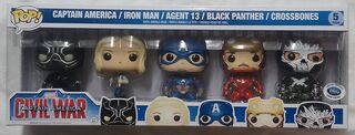 [5 Pack] Marvel Captain America Civil War Iron Man Agent 13