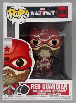 #608 Red Guardian - Marvel Black Widow - BOX DAMAGE