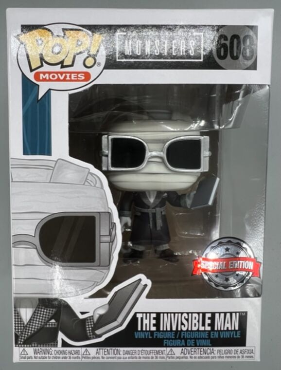 #608 The Invisible Man - B&W - Universal Monsters