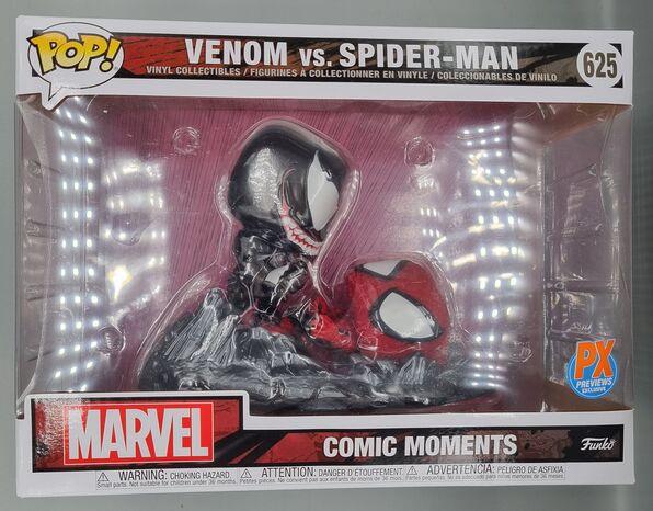 #625 Venom vs. Spider-Man Comic Moment Metallic Marvel