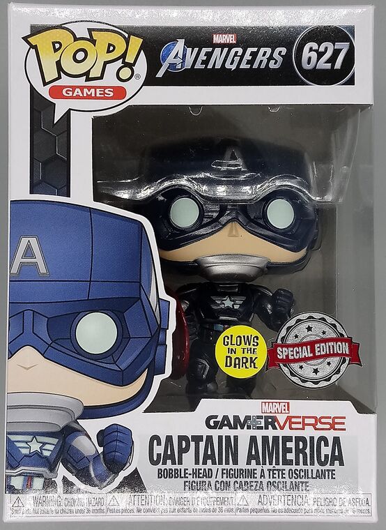 #627 Captain America - Glow - Marvel Avengers Game