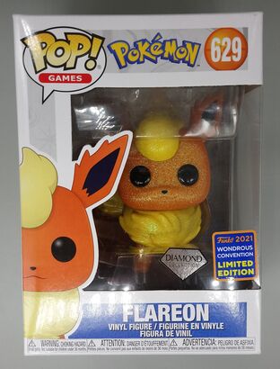 #629 Flareon - Diamond - Pokemon - 2021 Con Release