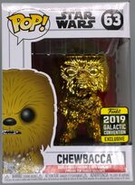 #63 Chewbacca (Gold) - Chrome - Star Wars - 2019 Con Exc