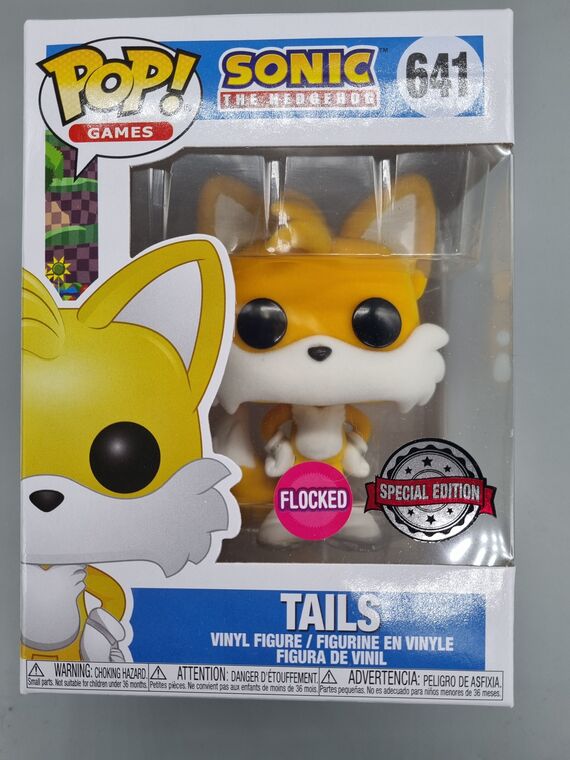 #641 Tails - Flocked - Pop Games - Sonic The Hedgehog