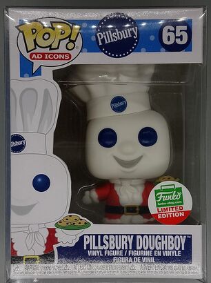 #65 Pillsbury Doughboy (Santa) - Ad Icons - Funko Limited