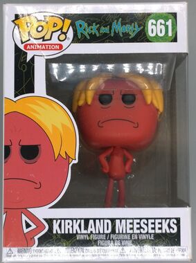 #661 Kirkland Meeseeks - Rick and Morty - BOX DAMAGE
