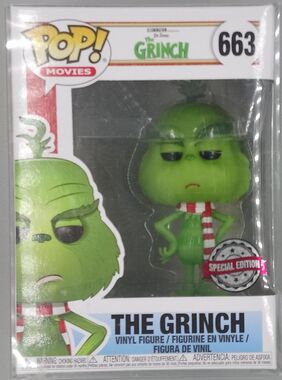 #663 The Grinch (w/ Scarf) - Pop Movies - Special Edition