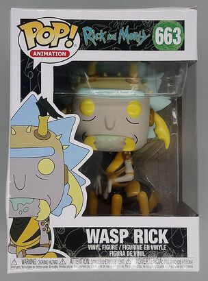 #663 Wasp Rick - Rick and Morty - BOX DAMAGE