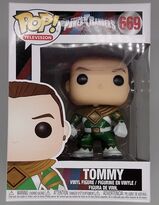 #669 Tommy (Green Ranger) Without Helmet Power Ranger DAMAGE