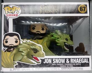 #67 Jon Snow & Rhaegal - Rides - Game of Thrones BOX DAMAGE