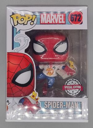 #672 Spider-Man (w/ Pizza) - Marvel