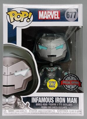#677 Infamous Iron Man - Glow - Marvel - 30,000pc LE