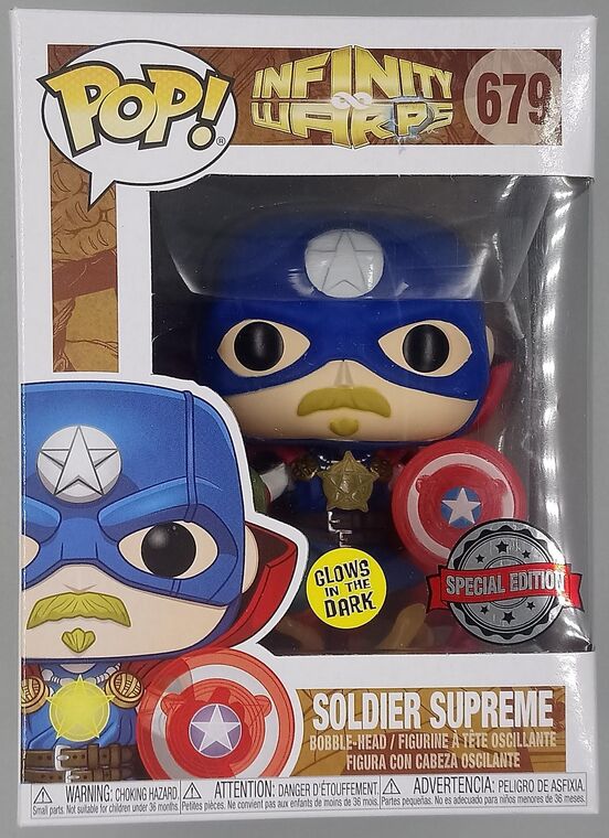 #679 Soldier Supreme - Glow - Marvel Infinity Warps