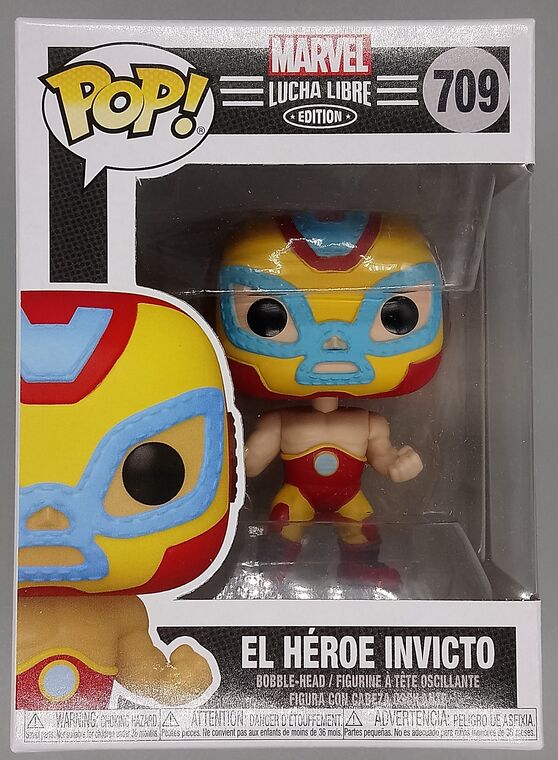 #709 El Heroe Invicto (Iron Man) - Marvel Luchadores