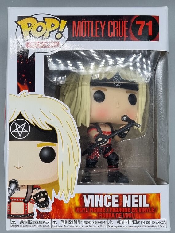 #71 Vince Neil - Motley Crue - BOX DAMAGE
