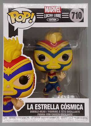 #710 La Estrella Cósmica (Captain Marvel) Marvel Luchadores