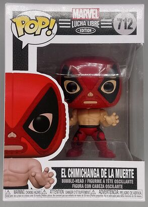 #712 El Chimichanga De La Muerte (Deadpool) Marvel Lucha Lib