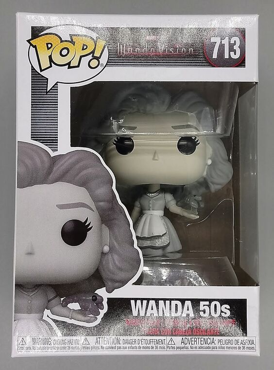 #713 50s Wanda - B&W - Marvel Wandavision - BOX DAMAGE