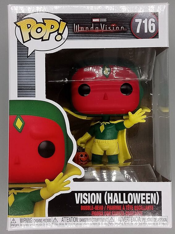 #716 Halloween Vision - Marvel Wandavision BOX DAMAGE