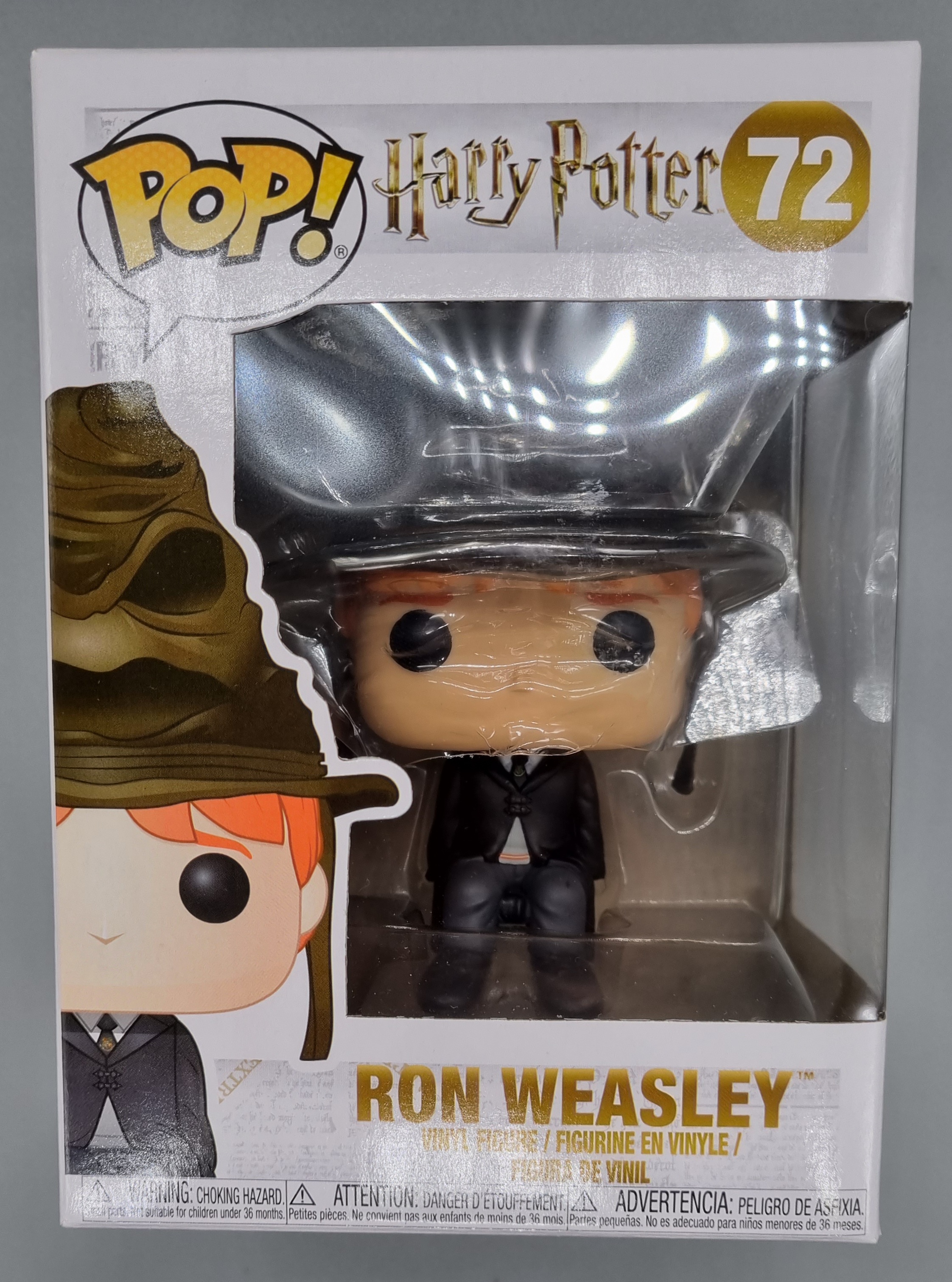 Toys Funko Pop Harry Potter Ron Weasley with Sorting Hat Limited Ed