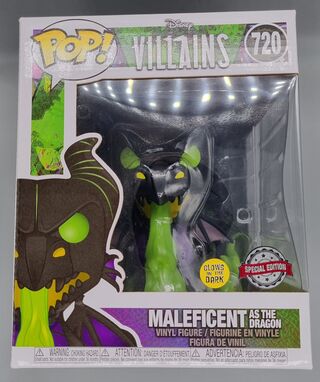 #720 Maleficent (Dragon) - 6 Inch - Glow Disney Villains