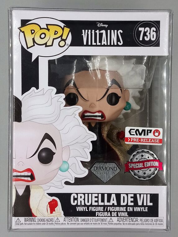 #736 Cruella De Vil - Diamond - Disney Villains