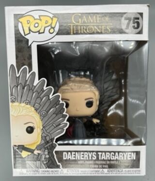 #75 Daenerys Targaryen (Iron Throne) Deluxe Game of T DAMAGE