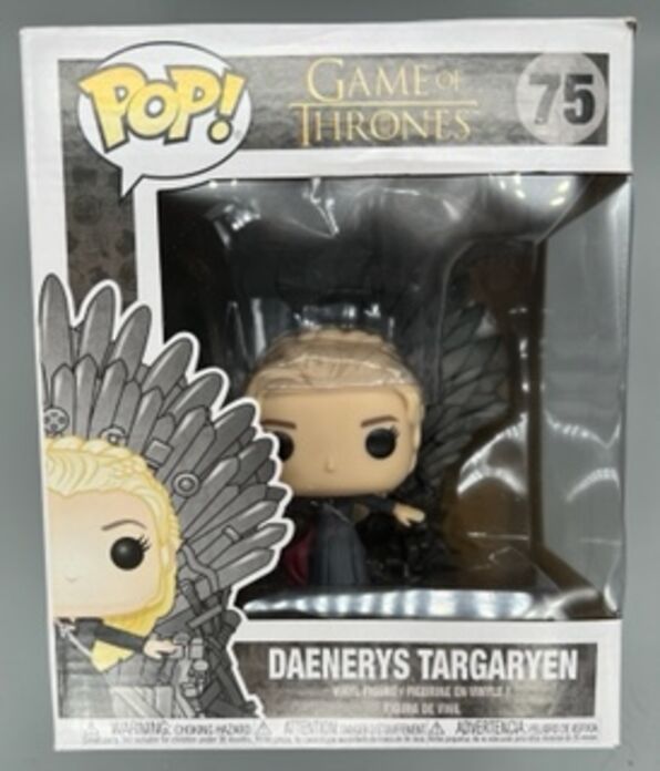 #75 Daenerys Targaryen (Iron Throne) Deluxe Game of T DAMAGE