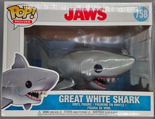 #758 Great White Shark - 6 Inch - JAWS - BOX DAMAGE