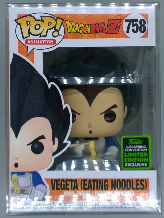 #758 Vegeta (Eating Noodles) - Dragon Ball Z - 2020 Con Exc