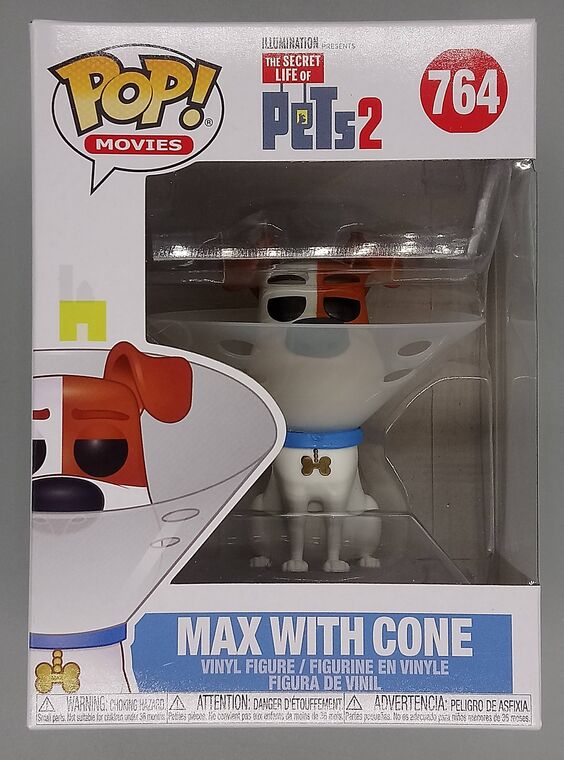 #764 Max with Cone - The Secret Life Of Pets 2
