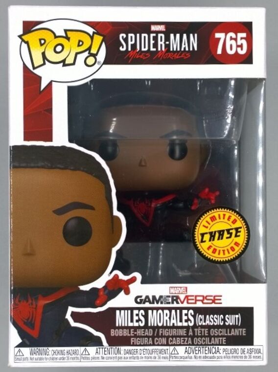 #765 Miles Morales (Classic Unmasked) Chase Marvel SpiderMan