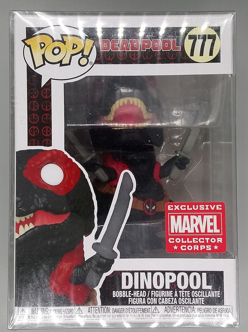 777 Dinopool (Inverse) Marvel Collector Corps Deadpool Funko Pops
