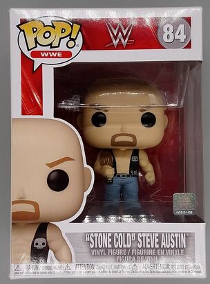 #84 Stone Cold Steve Austin (w/Belt) - WWE - BOX DAMAGE