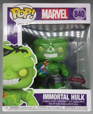 #840 Immortal Hulk - 6 Inch - Marvel