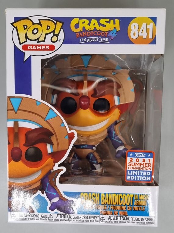 #841 Crash Bandicoot (in Mask Armor) - 2021 Con