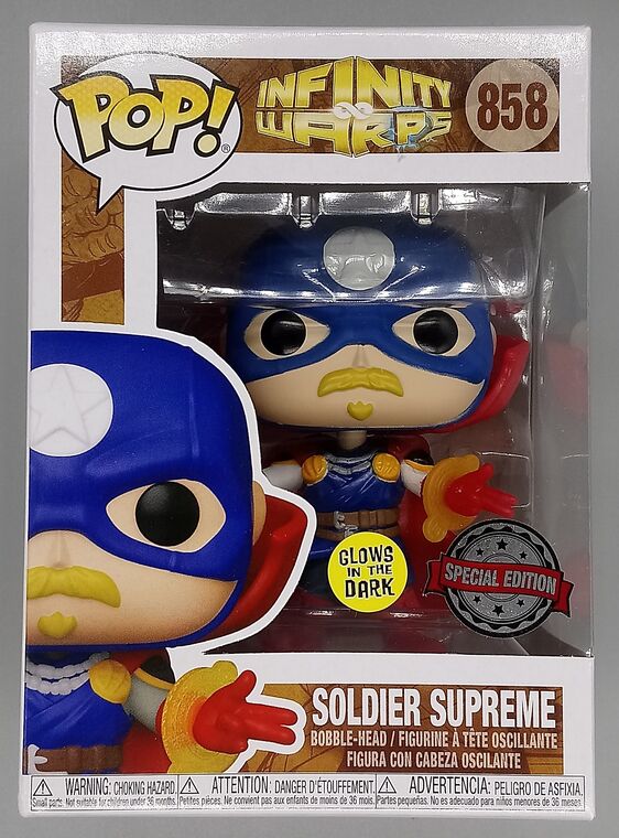 #858 Soldier Supreme - Glow - Marvel Infinity Warps