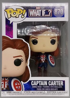 #870 Captain Carter - Marvel What If...? - BOX DAMAGE