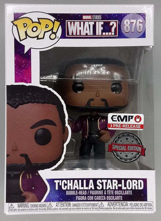 #876 T'Challa Star-Lord (Unmasked) Marvel What If..?