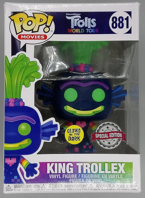 #881 King Trollex - Glow - Trolls World Tour