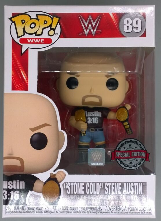 #89 Stone Cold Steve Austin (2 Belts) - WWE