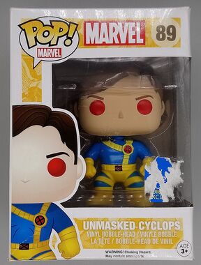 #89 Unmasked Cyclops - Marvel X-Men - BOX DAMAGE