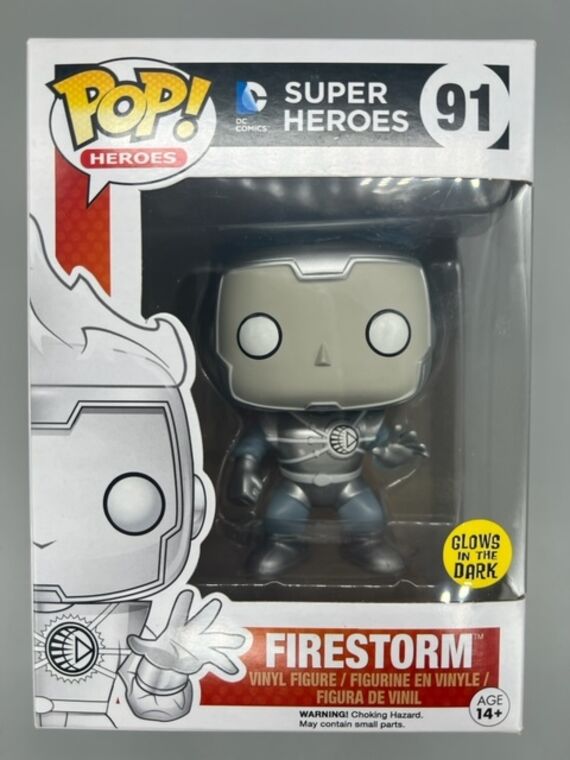 #91 Firestorm (White Lantern) - Glow - DC Super Heroes