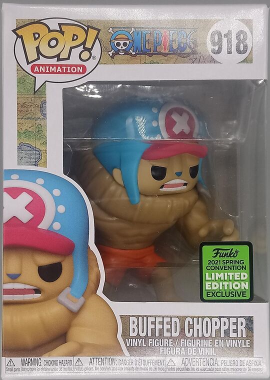 #918 Buffed Chopper Pop Animation One Piece - 2021 Exclusive
