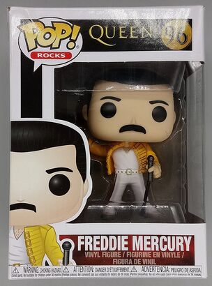 #96 Freddie Mercury (Wembley 1986) Rocks - Queen BOX DAMAGE