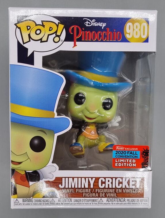#980 Jiminy Cricket (Floating) - Disney Pinocchio - 2020 Con