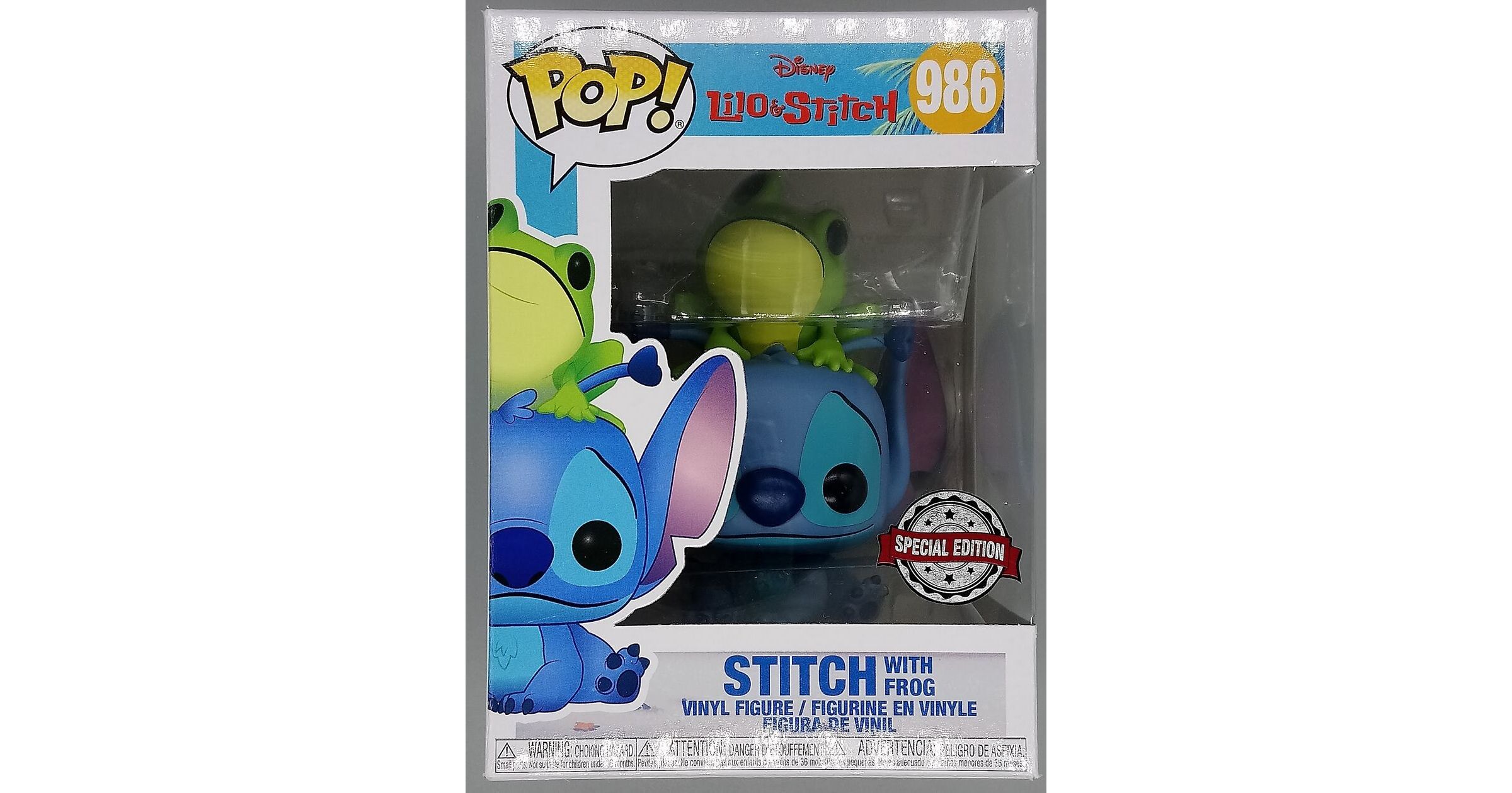 Stitch With Frog #986 Funko Pop! - Lilo & Stitch - Special Edition