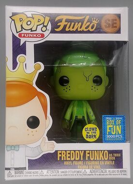 Freddy Funko (as Toxic Rick) Glow Rick & Mor 3000 ltd DAMAGE