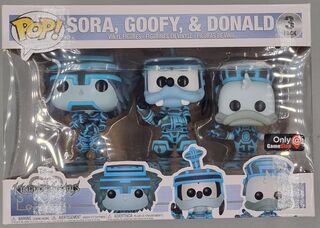 [3 Pack] Sora, Goofy, & Donald (Tron) Disney Kingdom Hearts