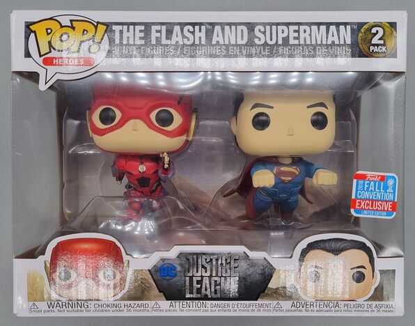 [2 Pack] The Flash and Superman (Racing) - Justice League